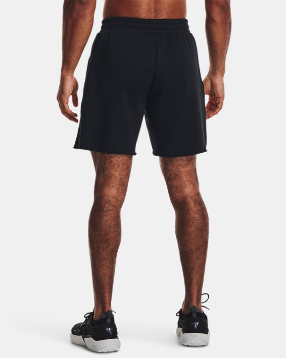 Men's Project Rock Rival Fleece Shorts, Black, pdpMainDesktop image number 1